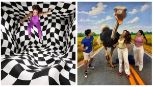 Museo dei Selfie e delle Illusioni 3D di Maglie, installazione interattiva a Palazzo De Marco