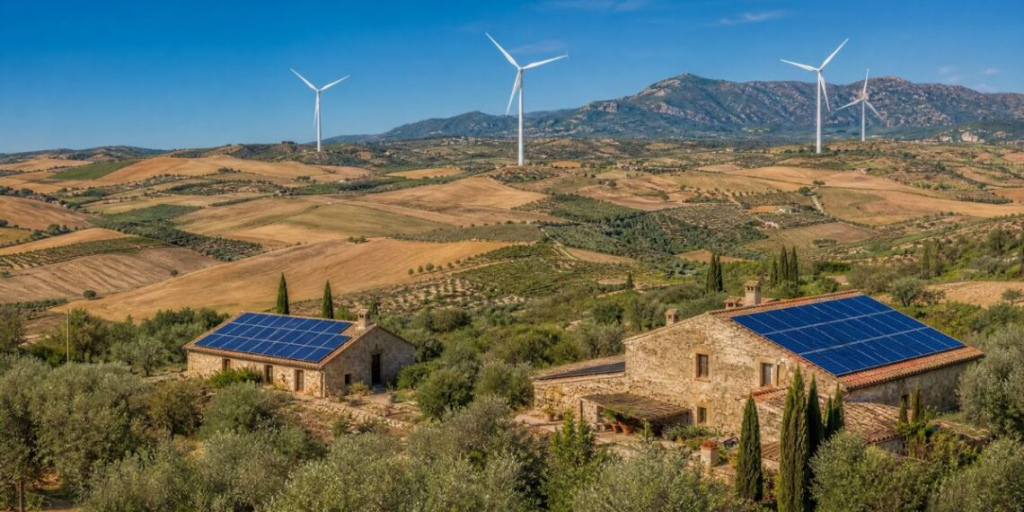 Energie rinnovabili in Calabria: pannelli solari al sole