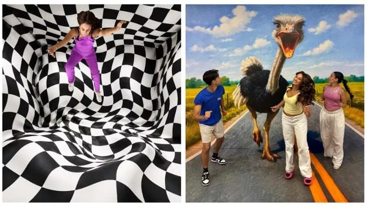 Museo dei Selfie e delle Illusioni 3D di Maglie, installazione interattiva a Palazzo De Marco