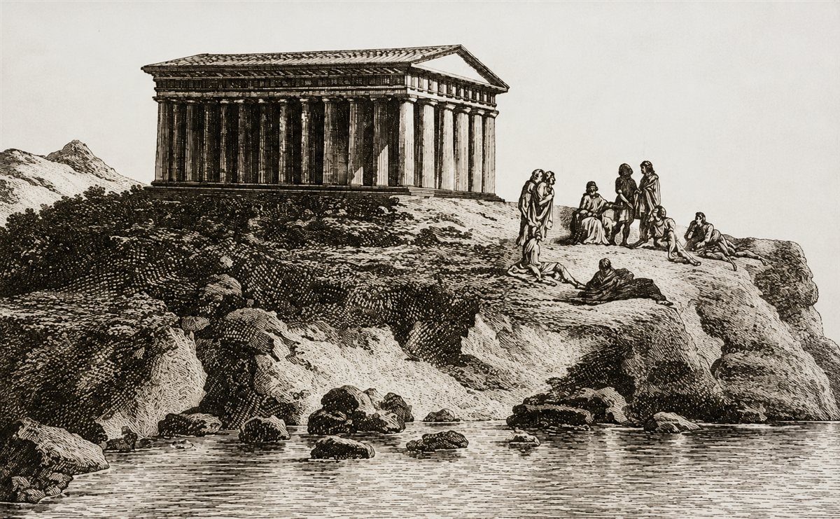 L'unica colonna del tempio di Hera Lacinia a Capo Colonna, Crotone