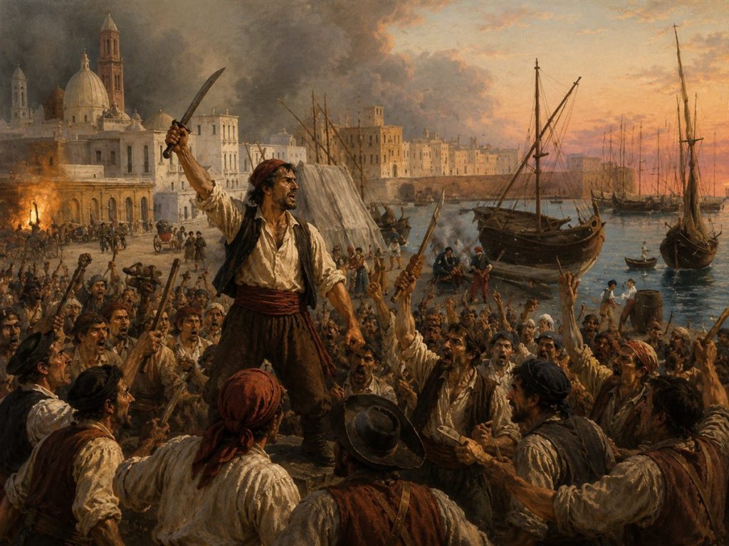 Paolo Ribecco, il marinaio che guido la rivolta di Bari del 1647