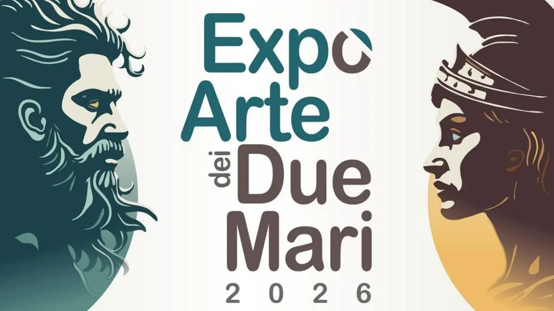 La locandina dell'Expo Arte dei Due Mari 2026